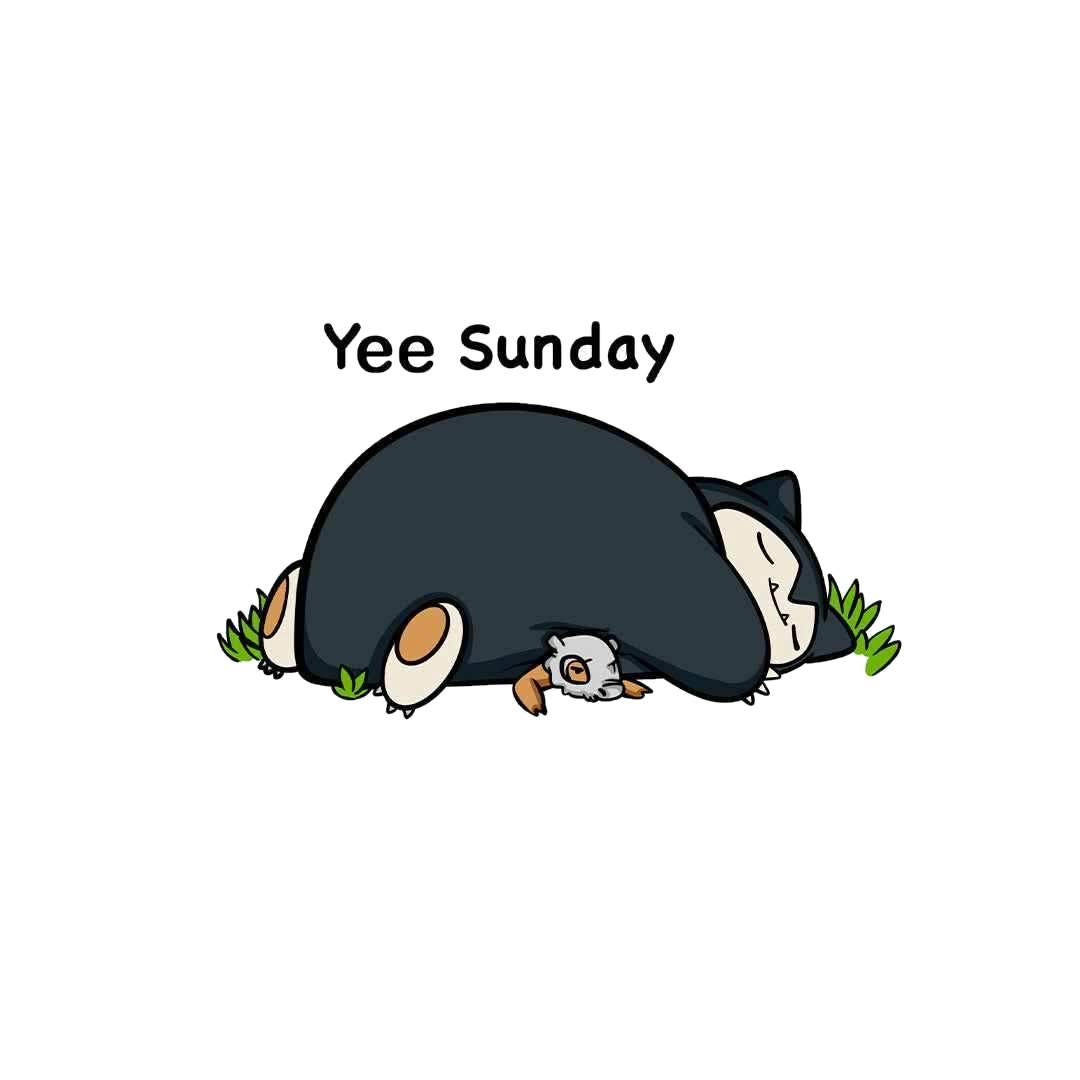 Yeee Sunday Sticker